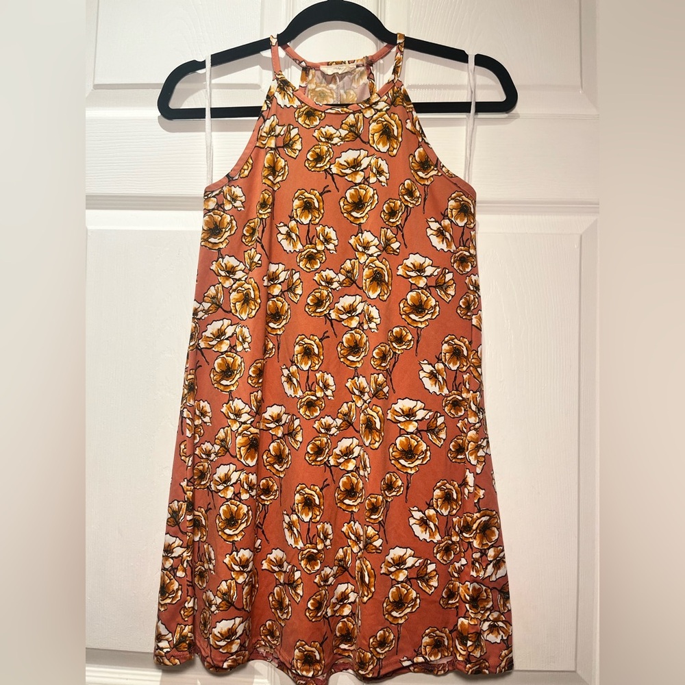 Floral Halter Dress